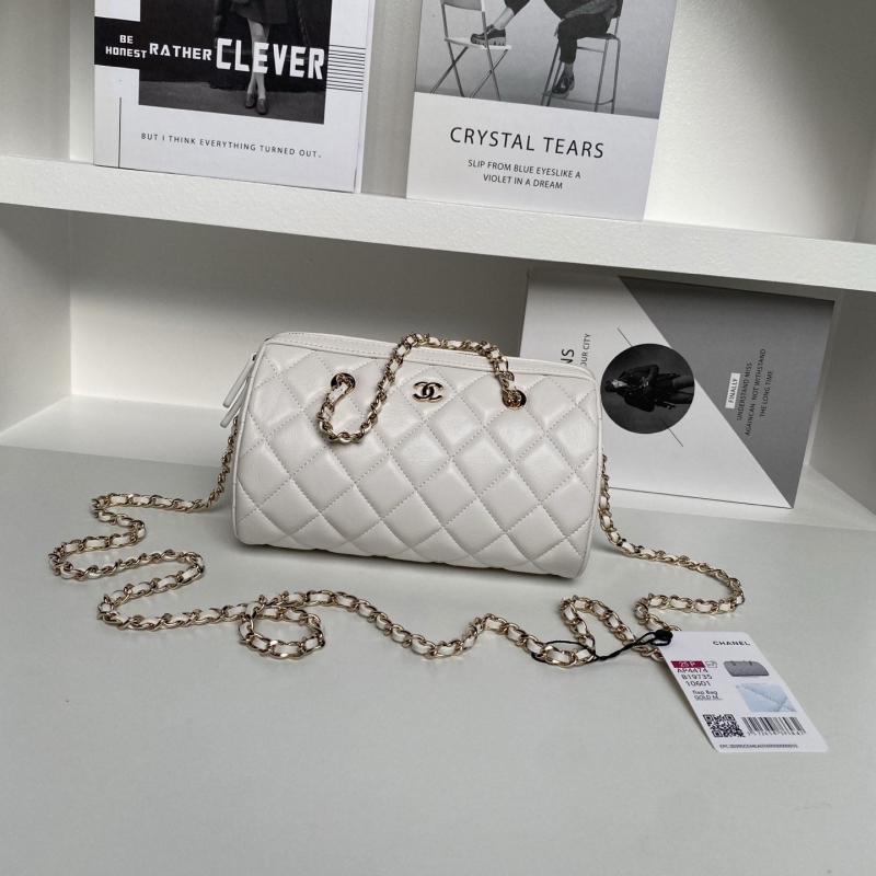 Ch*el top handle bags